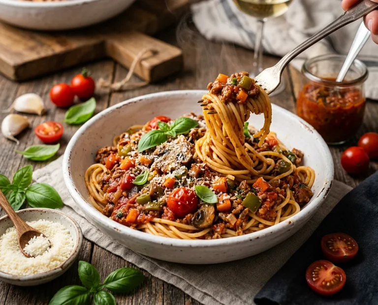Quick and Dirty Spaghetti and Meat Sauce