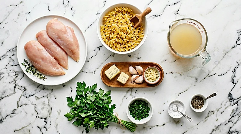 One-Pan Chicken with Buttered Noodles 2 Recipe With Chicken Tender