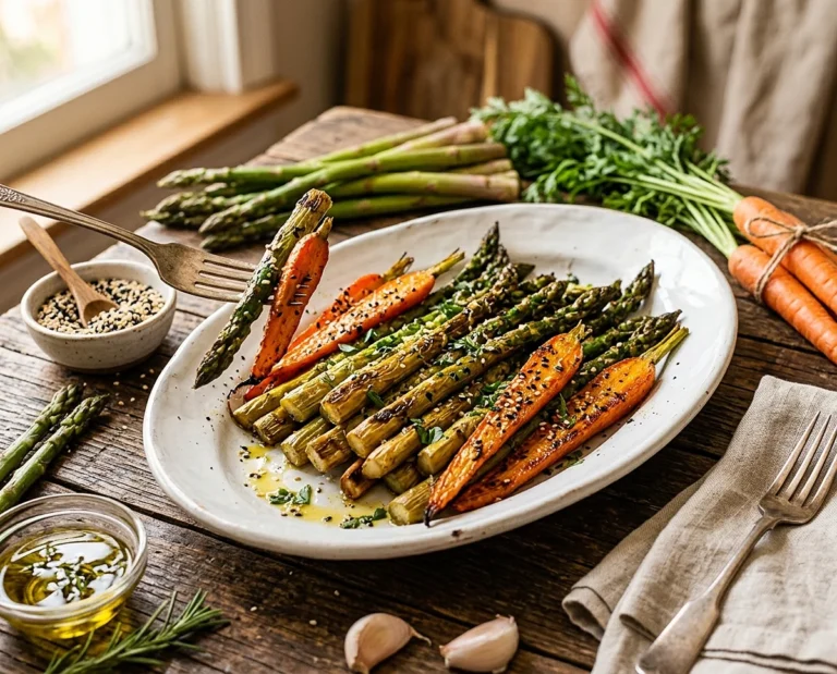 Roasted Asparagus & Carrots