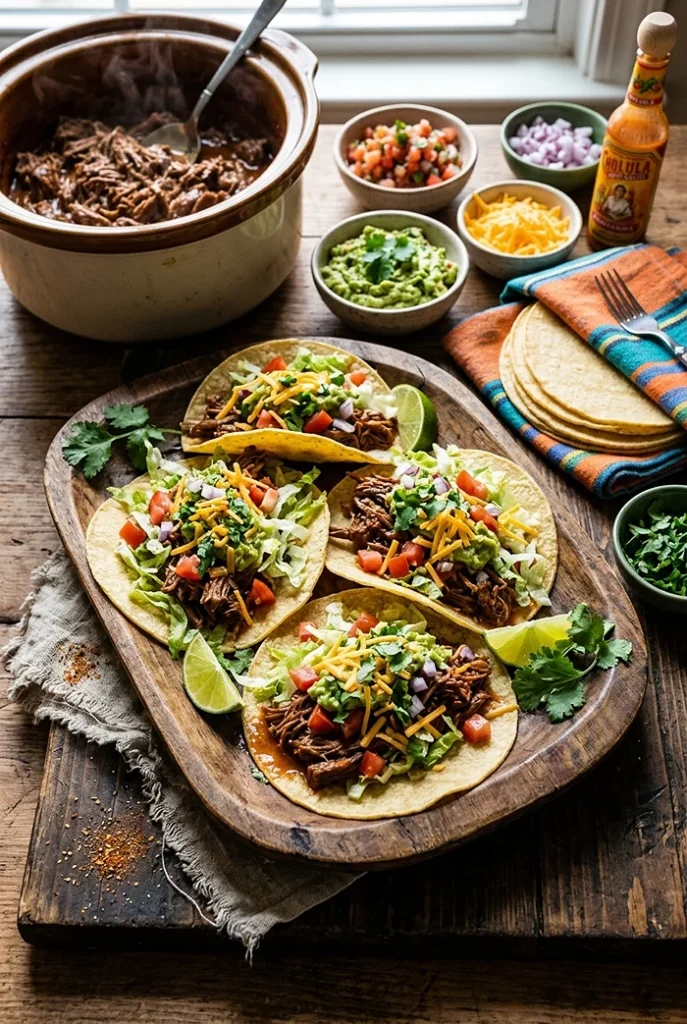 Shredded Beef Tacos