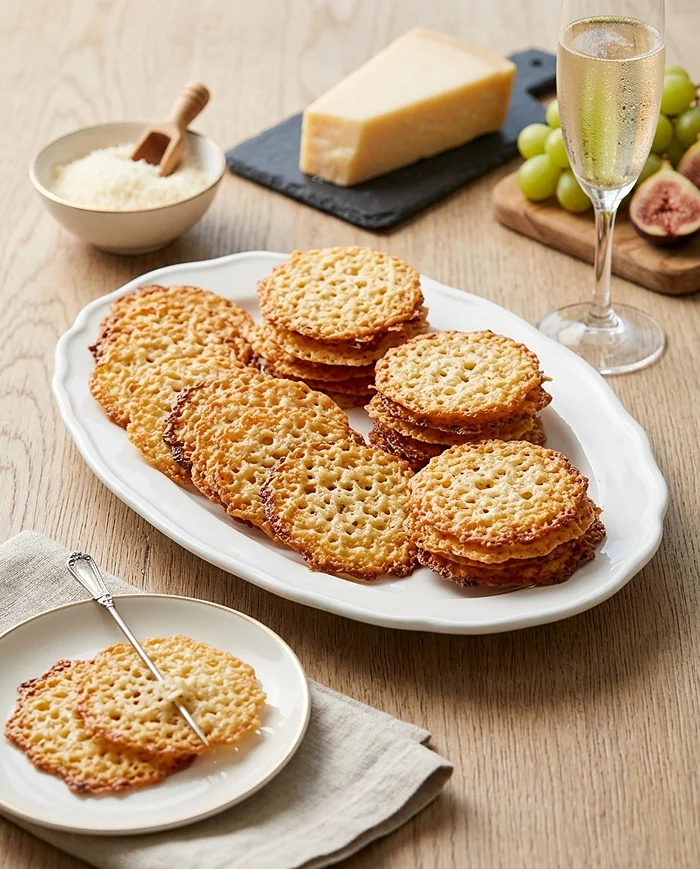 Simple Cheese Crisps