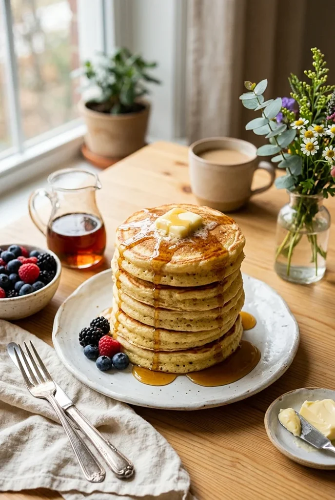 Soft and Fluffy Pancakes