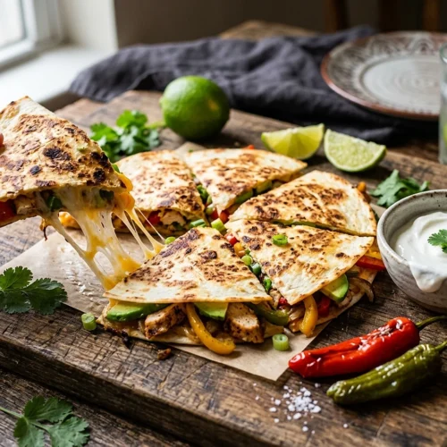 Speedy Chicken Quesadillas