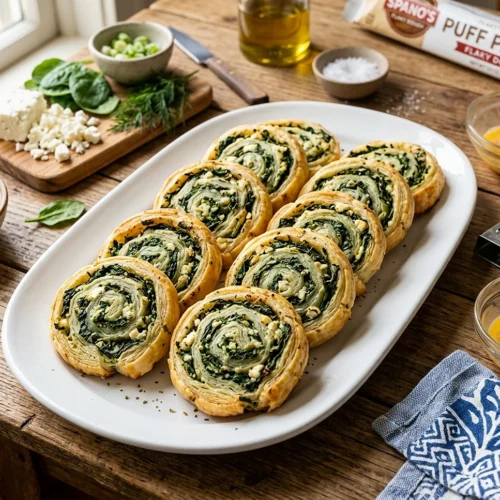 Spinach and Feta Pinwheels