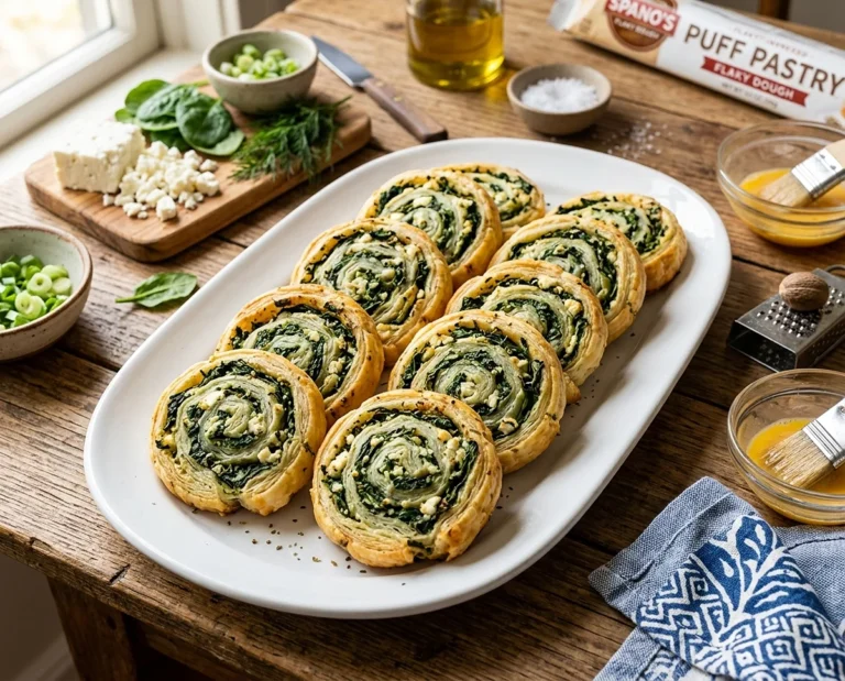 Spinach and Feta Pinwheels