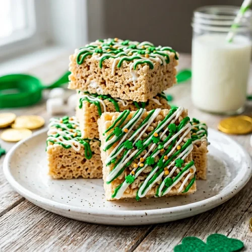 St Patrick’s Rice Krispie Treats
