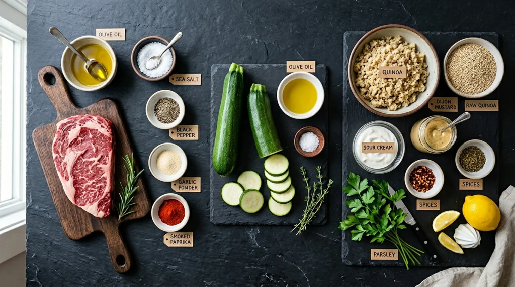 Steak Zucchini Bowl