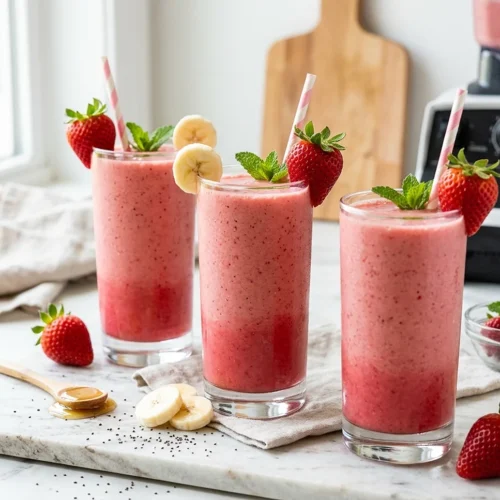 Strawberry Banana Smoothie Recipe