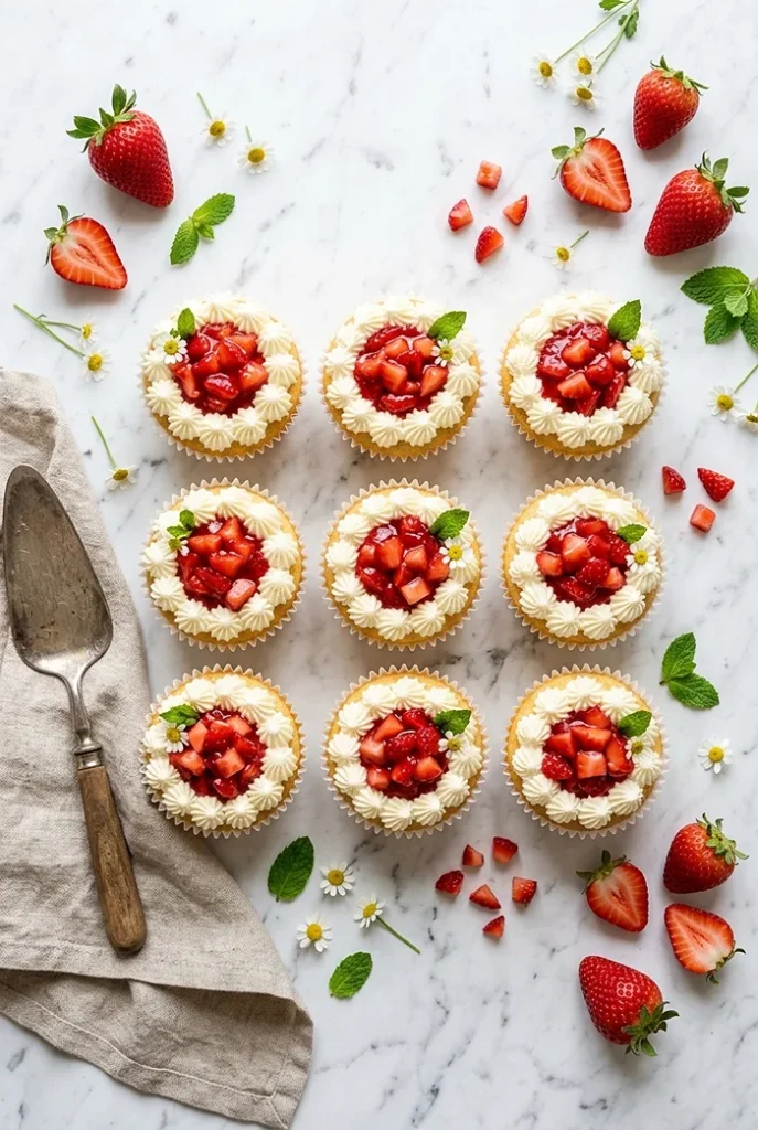 Strawberry Cupcakes Ideas