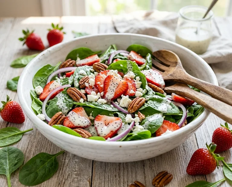 Strawberry Spinach Salad