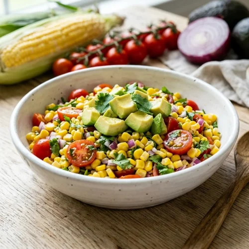 Summer Corn Salad with Avocado
