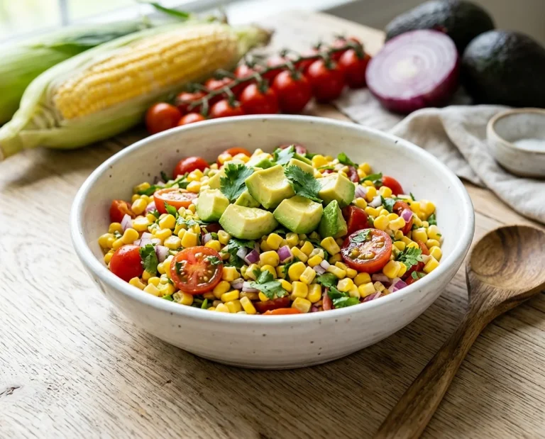 Summer Corn Salad with Avocado