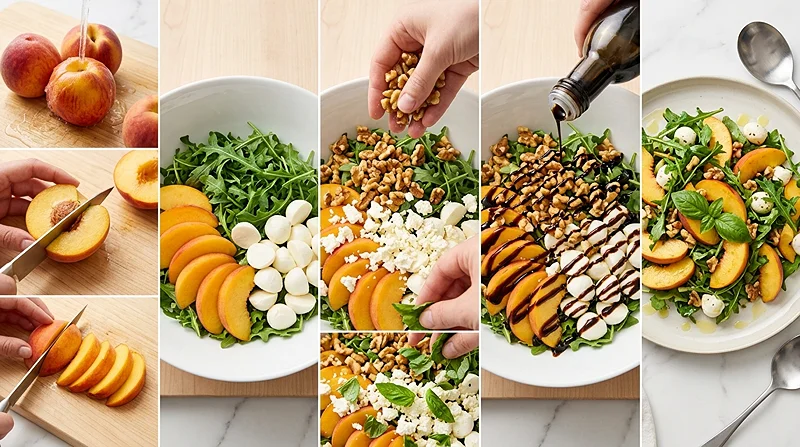 Millionaire Peach Salad Recipe 3 Summer Salad Recipes Easy