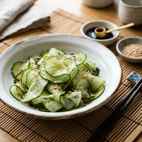 Sunomono (Japanese Cucumber Salad) 5 Sunomono (Japanese Cucumber Salad)