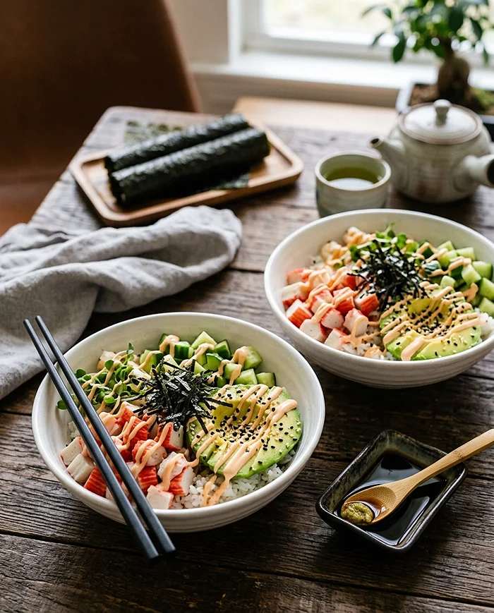 Sushi Bowl Recipe California Rolls