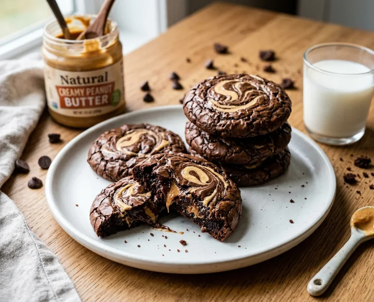 Swirled Brownie Cookies