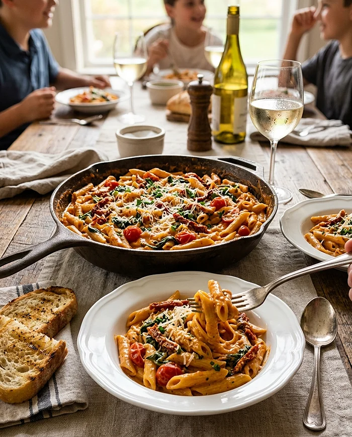 Tuscan Chicken Pasta