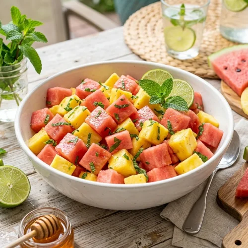 Watermelon Pineapple Salad Recipe