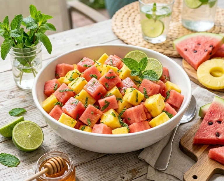 Watermelon Pineapple Salad Recipe