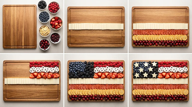 American Flag Charcuterie Board 3 4th Of July Flag Charcuterie Board
