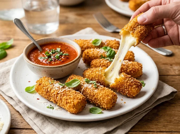 Air Fryer Mozzarella Sticks