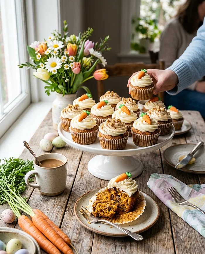 Carrot Cake Cupcake Recipe 4 Bakery Style Cupcakes