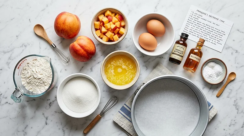 French Nectarine Cake 2 Best Nectarine Dessert