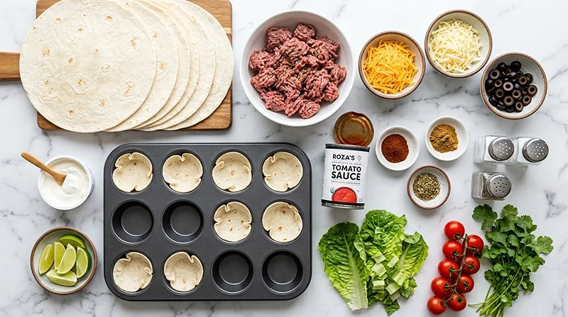 Mini Taco Cups 2 Bite-Sized Taco Cups