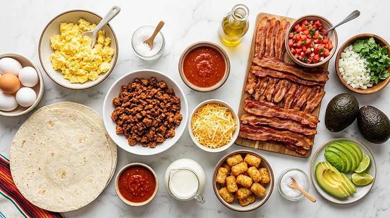 Cinco de Mayo Breakfast Burritos 2 Breakfast Burritos Recipe