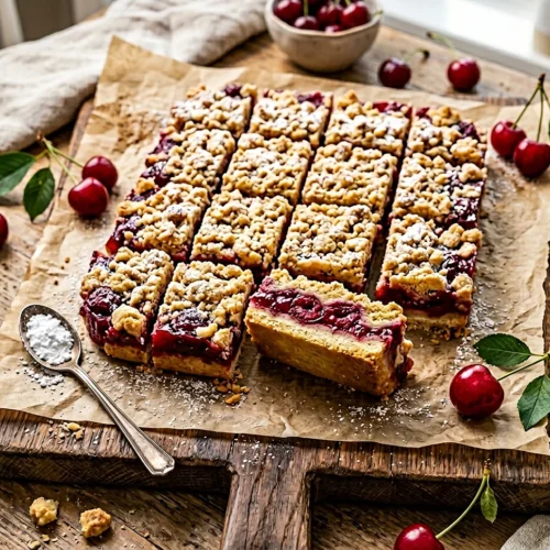 Cherry Crumb Bars