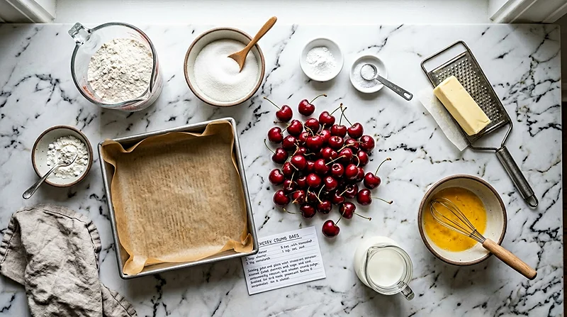 Cherry Crumble Bar