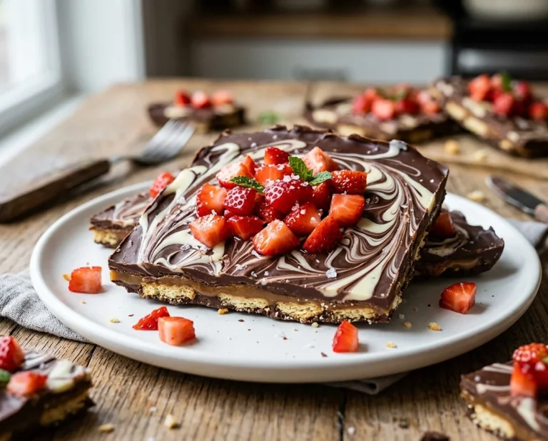 Chocolate Covered Strawberry Bark