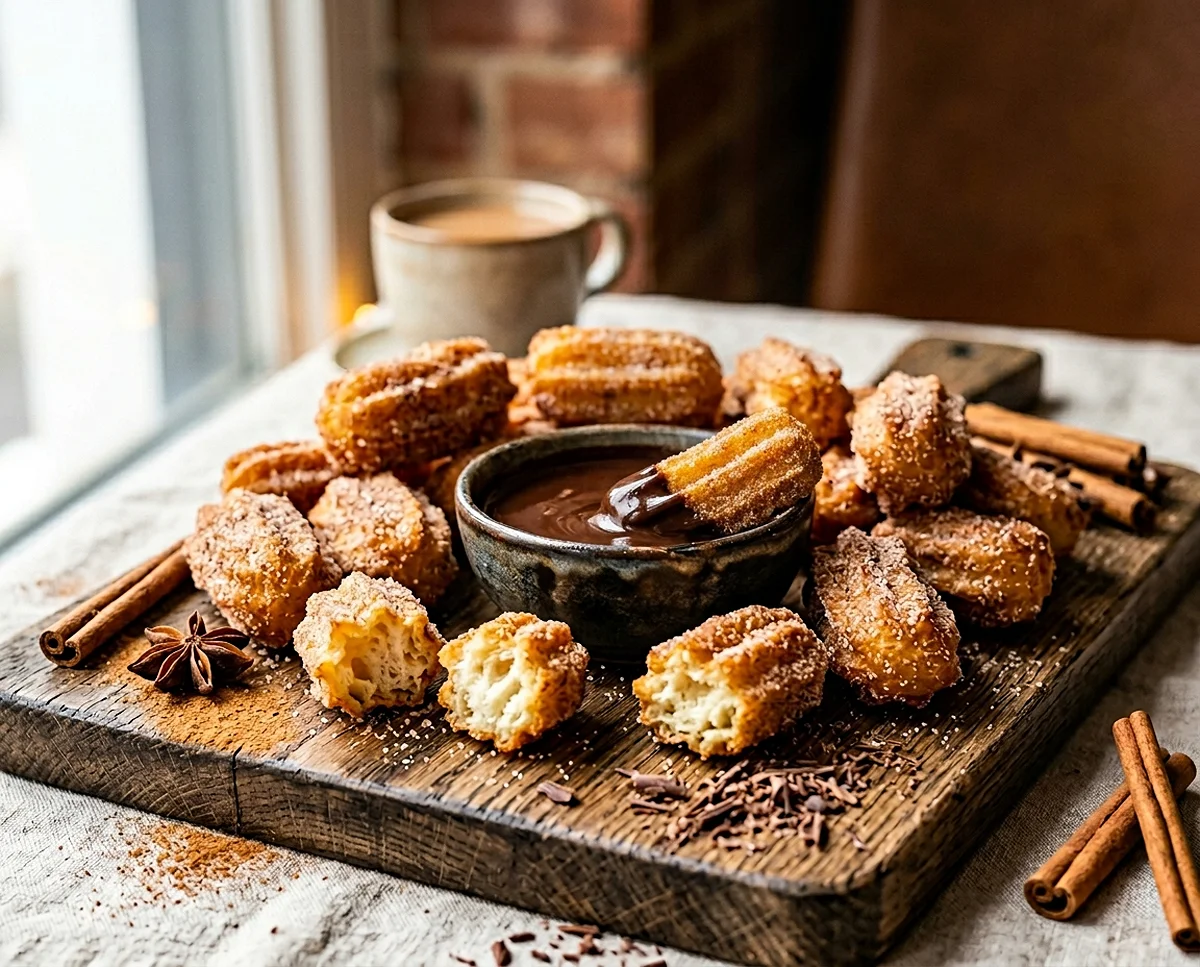 Perfect Dips & Spreads 7 Churro Bites with Chocolate Dip