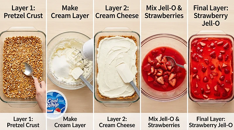 Classic Pretzel Salad