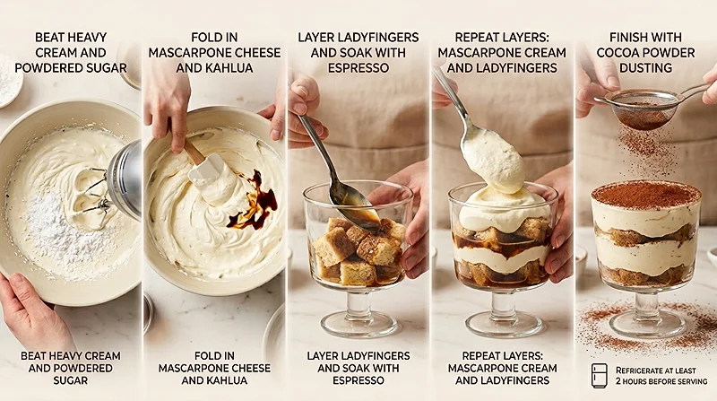 Classic Tiramisu (No Bake)