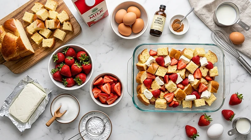 Cream Cheese French Toast Bake