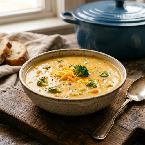 Creamy Broccoli Cheddar Soup