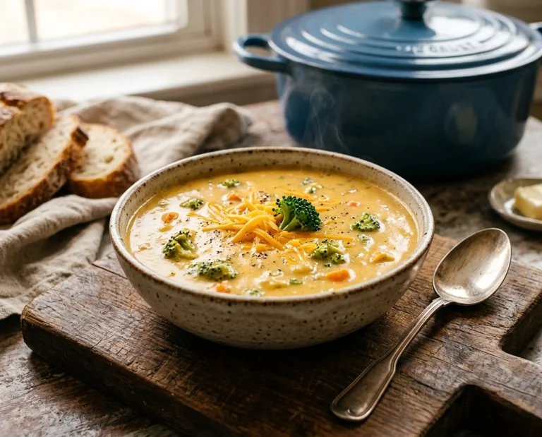 Creamy Broccoli Cheddar Soup