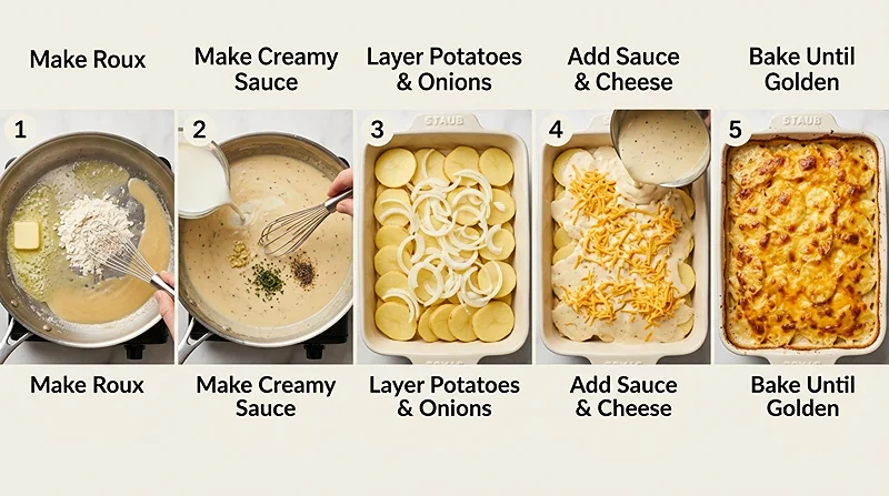 scalloped potatoes 3 Creamy Scalloped Potatoes
