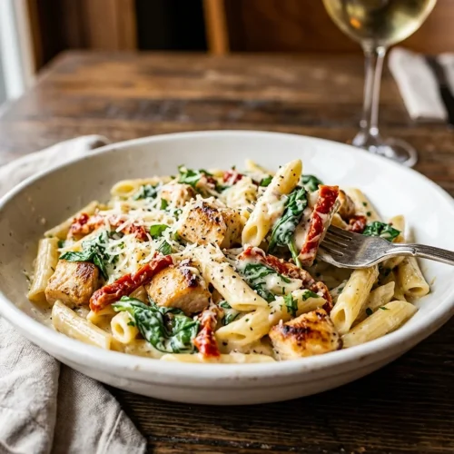 Creamy Tuscan Chicken Pasta 5 Creamy Tuscan Chicken Pasta