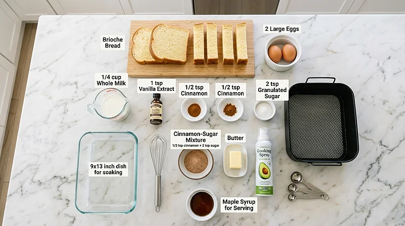 Crispy Air Fryer French Toast