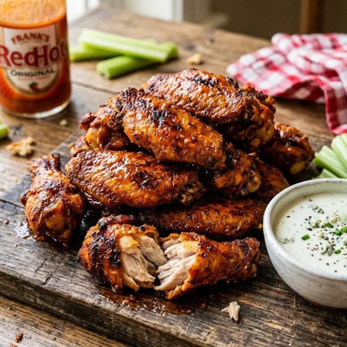 Crispy Baked Buffalo Wings