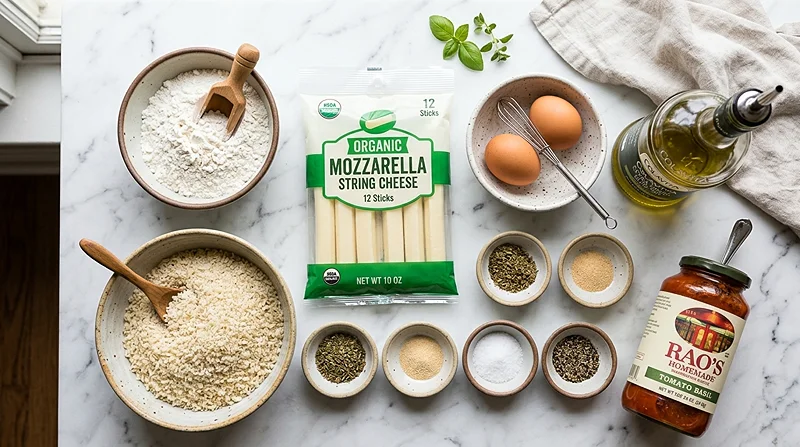 Crispy Mozzarella Sticks