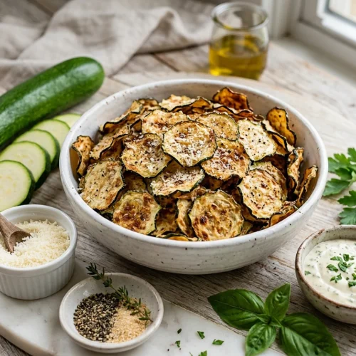 Crispy Zucchini Chips 5 Crispy Zucchini Chips