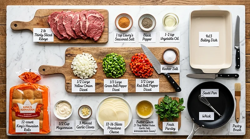 Easy Cheesesteak Sliders