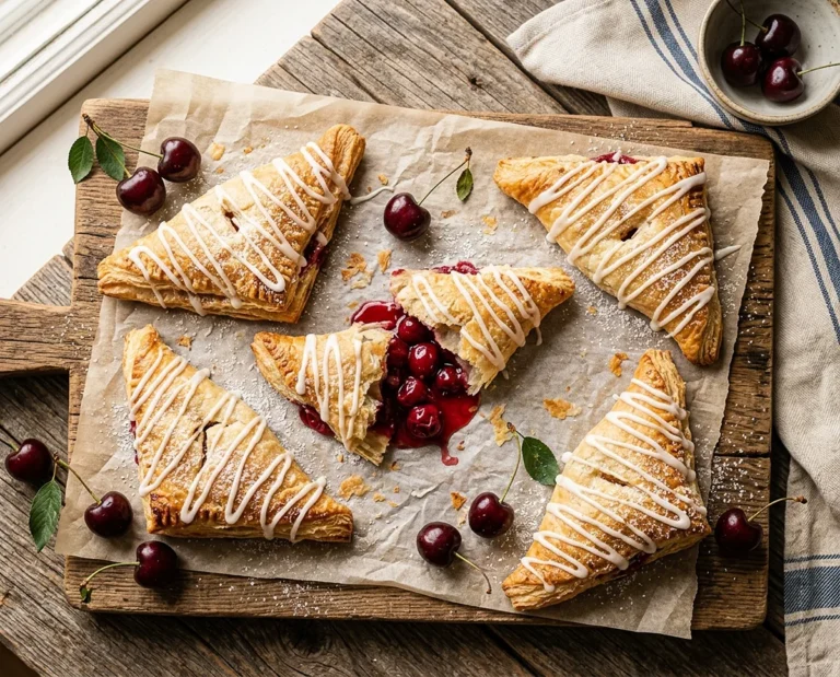 Easy Homemade Cherry Turnovers