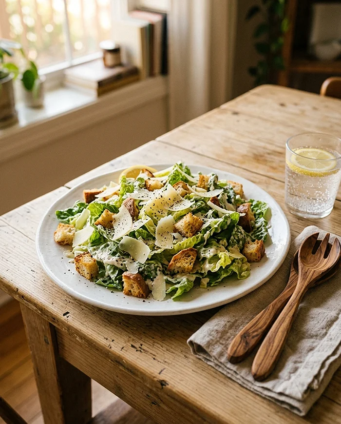 Caesar Salad Recipe 4 Easy Light Ceasar Salad Dressing