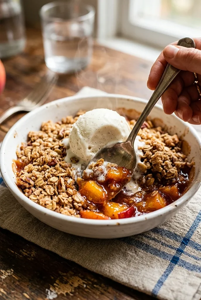 Homemade Cinnamon Nectarine Crisp 4 Easy Nectarine Recipes Desserts