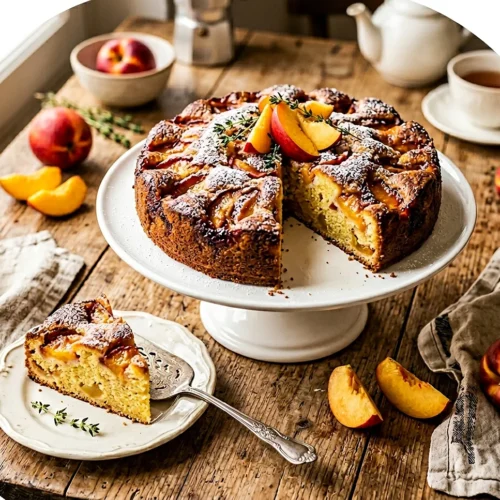 French Nectarine Cake 5 French Nectarine Cake