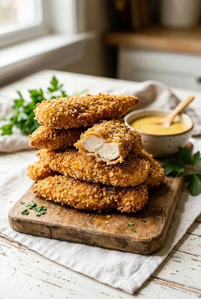Crispy Baked Chicken Tenders 4 Garlic Baked Chicken Tenders